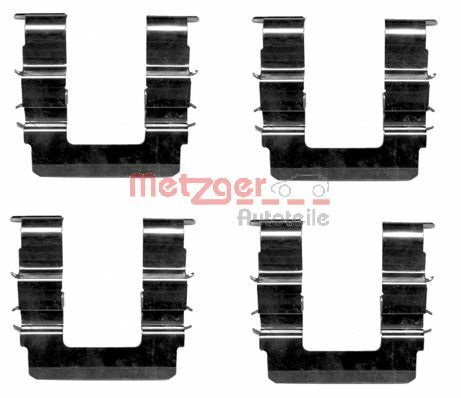 METZGER AUTOTEILE 109-1615 Accessory Kit, disc brake pad