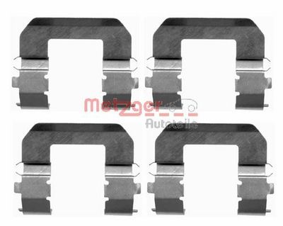 Accessory Kit, disc brake pad METZGER AUTOTEILE 109-1617