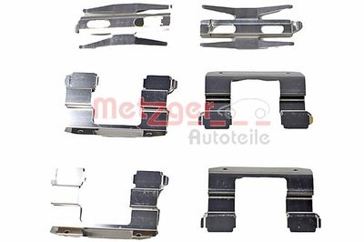 Accessory Kit, disc brake pad METZGER AUTOTEILE 109-1618