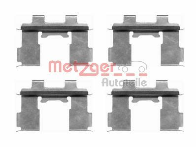 Accessory Kit, disc brake pad METZGER AUTOTEILE 109-1630