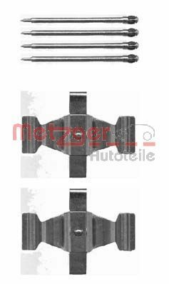 Accessory Kit, disc brake pad METZGER AUTOTEILE 109-1636