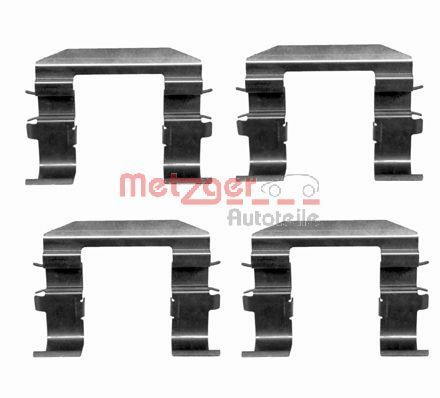 METZGER AUTOTEILE 109-1664 Accessory Kit, disc brake pad