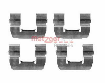Accessory Kit, disc brake pad METZGER AUTOTEILE 109-1668