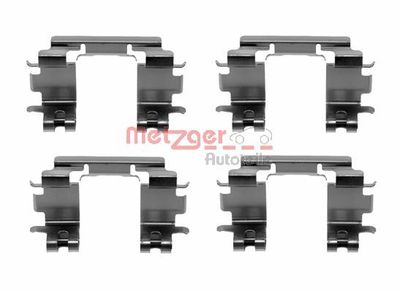 Accessory Kit, disc brake pad METZGER AUTOTEILE 109-1670