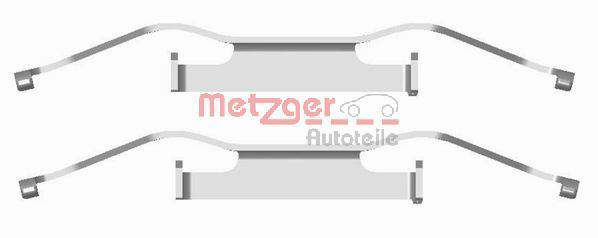 METZGER AUTOTEILE 109-1680 Accessory Kit, disc brake pad