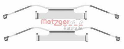 Accessory Kit, disc brake pad METZGER AUTOTEILE 109-1680