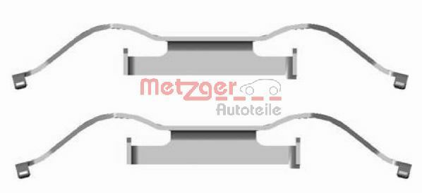METZGER AUTOTEILE 109-1681 Accessory Kit, disc brake pad