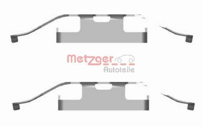 Accessory Kit, disc brake pad METZGER AUTOTEILE 109-1682