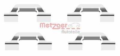 Accessory Kit, disc brake pad METZGER AUTOTEILE 109-1685