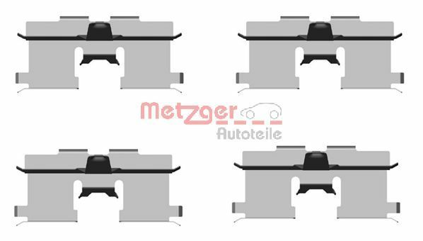 METZGER AUTOTEILE 109-1692 Accessory Kit, disc brake pad