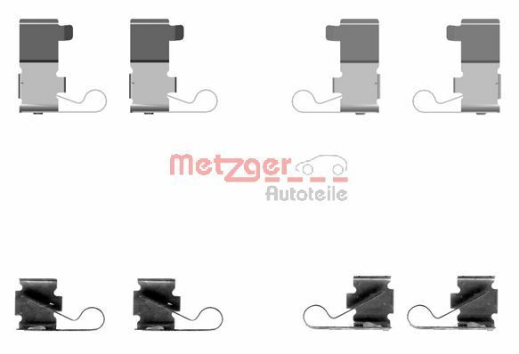 METZGER AUTOTEILE 109-1699 Accessory Kit, disc brake pad