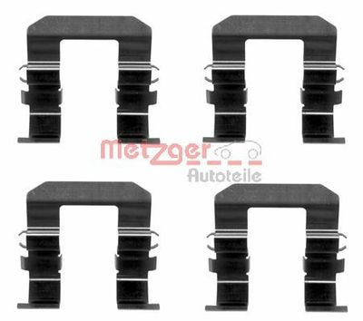 Accessory Kit, disc brake pad METZGER AUTOTEILE 109-1704