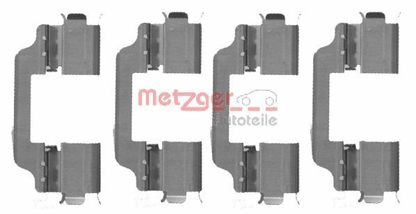 METZGER AUTOTEILE 109-1707 Accessory Kit, disc brake pad
