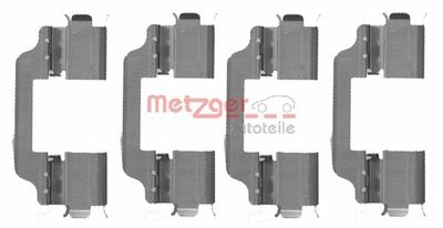 Accessory Kit, disc brake pad METZGER AUTOTEILE 109-1707