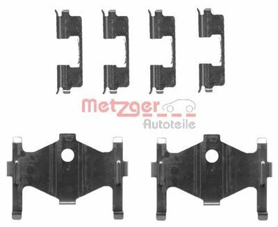 Accessory Kit, disc brake pad METZGER AUTOTEILE 109-1710