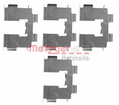 METZGER AUTOTEILE 109-1717 Accessory Kit, disc brake pad