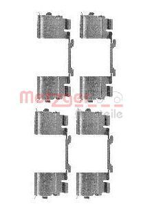 METZGER AUTOTEILE 109-1730 Accessory Kit, disc brake pad