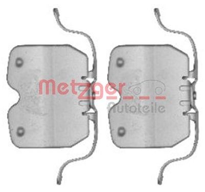 Accessory Kit, disc brake pad METZGER AUTOTEILE 109-1759