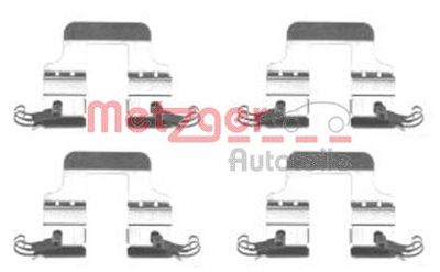 Accessory Kit, disc brake pad METZGER AUTOTEILE 109-1766