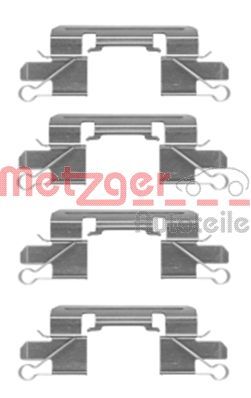 Accessory Kit, disc brake pad METZGER AUTOTEILE 109-1769