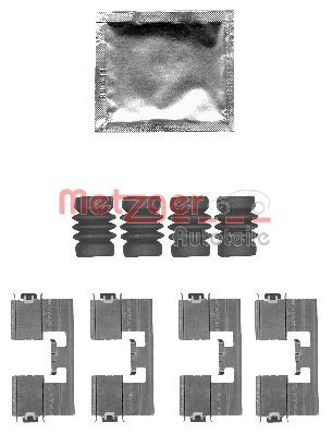 Accessory Kit, disc brake pad METZGER AUTOTEILE 109-1818