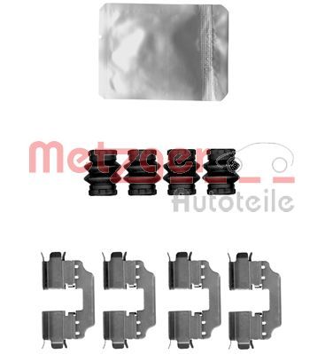 Accessory Kit, disc brake pad METZGER AUTOTEILE 109-1881