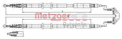 Cable Pull, parking brake METZGER AUTOTEILE 11.5953