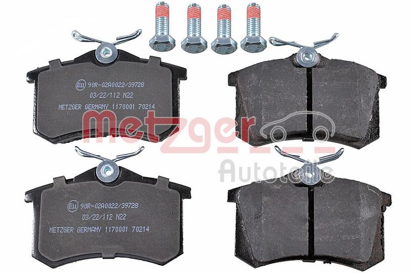 METZGER AUTOTEILE 1170001 Brake Pad Set, disc brake