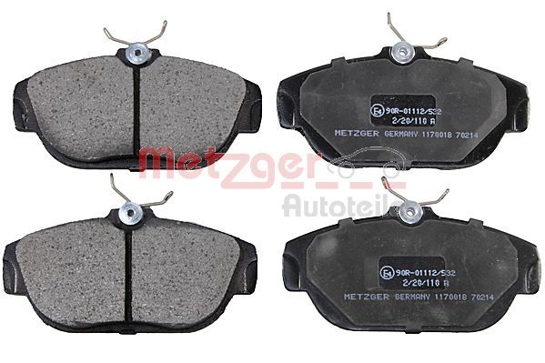METZGER AUTOTEILE 1170018 Brake Pad Set, disc brake