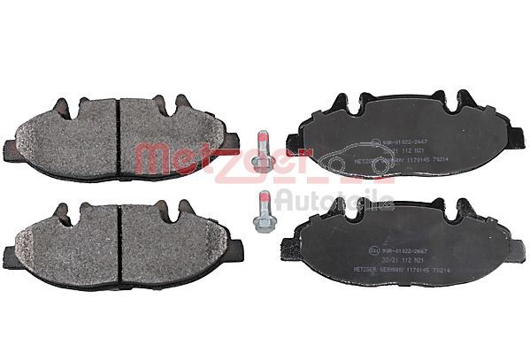METZGER AUTOTEILE 1170145 Brake Pad Set, disc brake