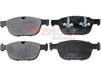 Brake Pad Set, disc brake METZGER AUTOTEILE 1170229