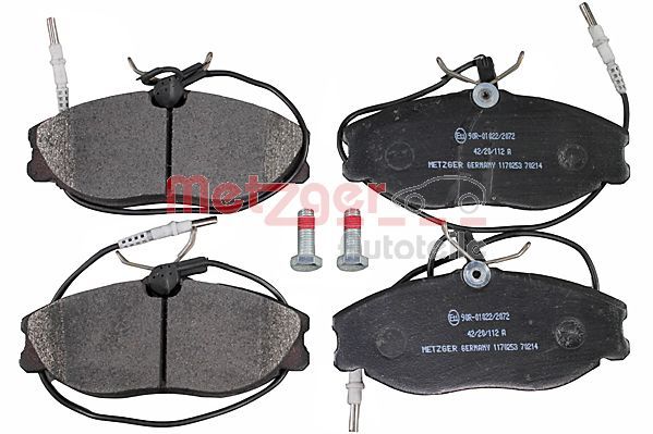 METZGER AUTOTEILE 1170253 Brake Pad Set, disc brake