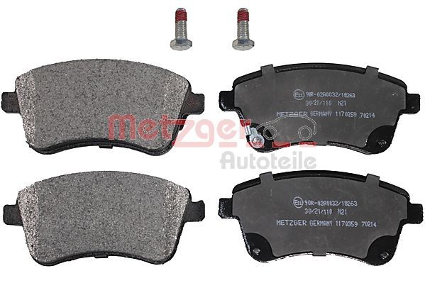 METZGER AUTOTEILE 1170359 Brake Pad Set, disc brake