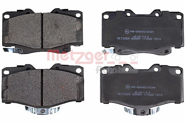METZGER AUTOTEILE 1170428 Brake Pad Set, disc brake