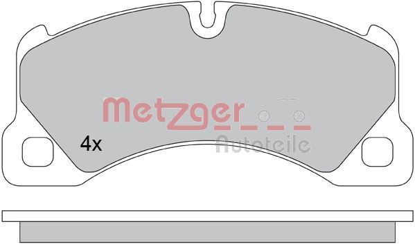 METZGER AUTOTEILE 1170445 Brake Pad Set, disc brake