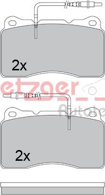 METZGER AUTOTEILE 1170534 Brake Pad Set, disc brake