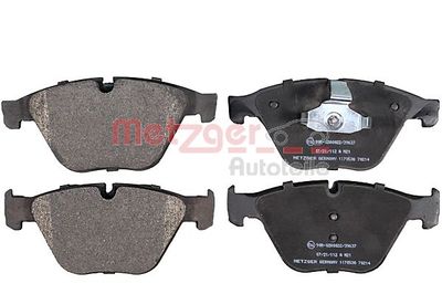 Brake Pad Set, disc brake METZGER AUTOTEILE 1170538