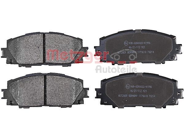 METZGER AUTOTEILE 1170618 Brake Pad Set, disc brake