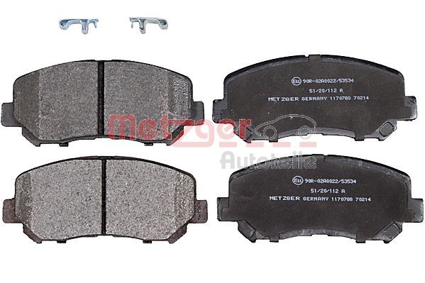 METZGER AUTOTEILE 1170788 Brake Pad Set, disc brake