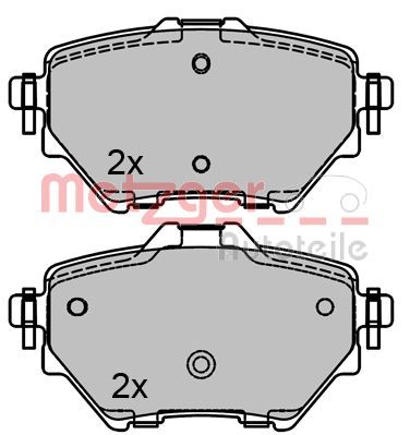 METZGER AUTOTEILE 1170798 Brake Pad Set, disc brake