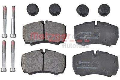 Brake Pad Set, disc brake METZGER AUTOTEILE 1170803