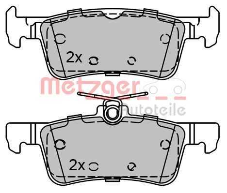 METZGER AUTOTEILE 1170810 Brake Pad Set, disc brake