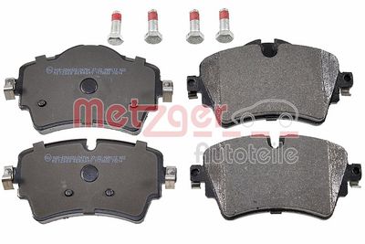 Brake Pad Set, disc brake METZGER AUTOTEILE 1170833