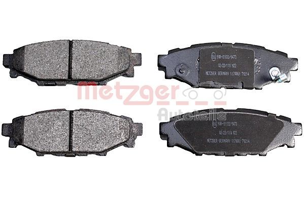 METZGER AUTOTEILE 1170861 Brake Pad Set, disc brake