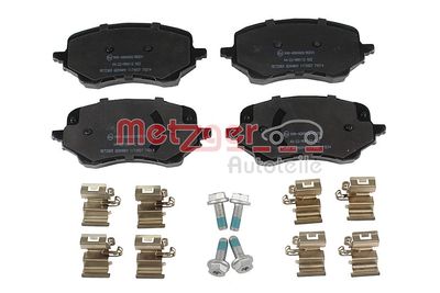 Brake Pad Set, disc brake METZGER AUTOTEILE 1170927