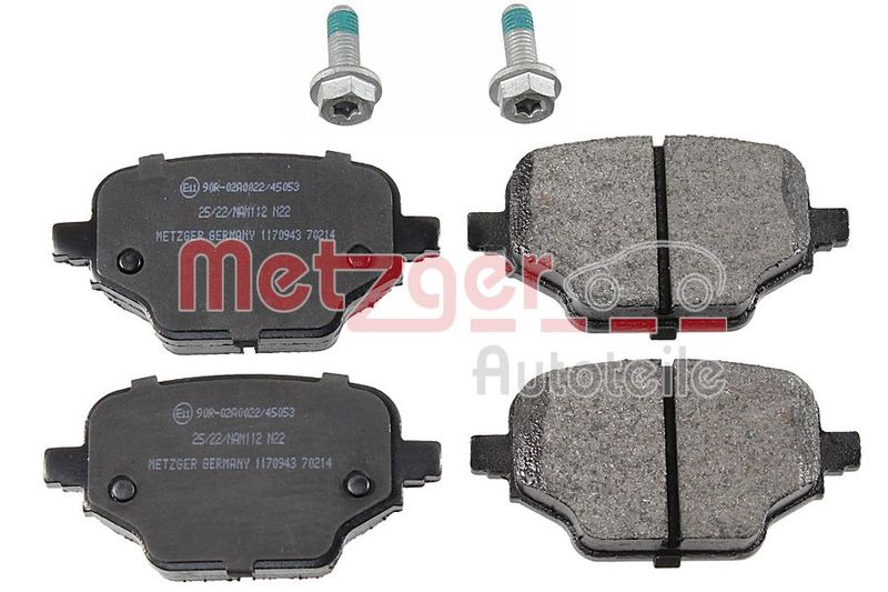 METZGER AUTOTEILE 1170943 Brake Pad Set, disc brake