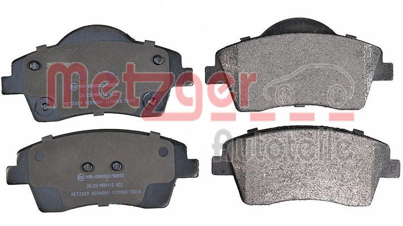 METZGER AUTOTEILE 1170950 Brake Pad Set, disc brake