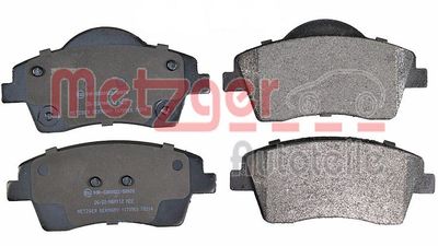 Brake Pad Set, disc brake METZGER AUTOTEILE 1170950
