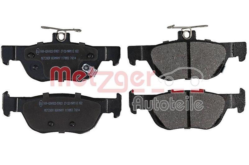 METZGER AUTOTEILE 1170953 Brake Pad Set, disc brake