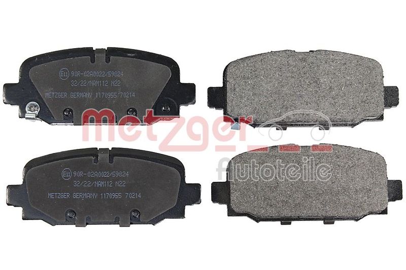 METZGER AUTOTEILE 1170955 Brake Pad Set, disc brake